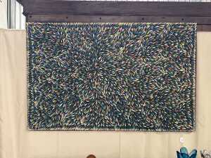 Tammy Pitjarra (1965-), Bush Leaves, 2016, acrylic painting on canvas - 2