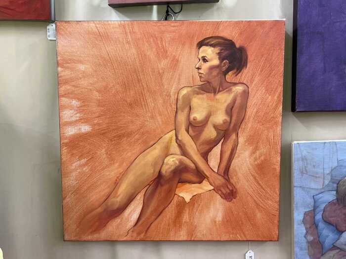 Roz McQuillan, Annie. Oil painting on linen