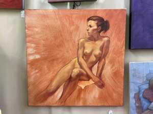 Roz McQuillan, Annie. Oil painting on linen