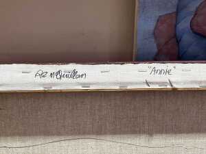 Roz McQuillan, Annie. Oil painting on linen - 4