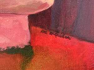 Roz McQuillan, Female Nude With Pink Hair. Oil painting on canvas - 3