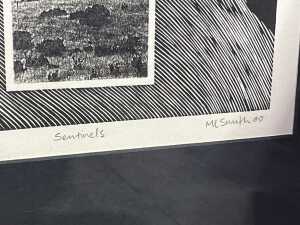 Melissa Smith, Sentinels, 2000, A/P. Linocut and screen print on paper - 3
