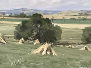 Br. Don Gallagher, landscapes (2). Two oil paintings on board - 3