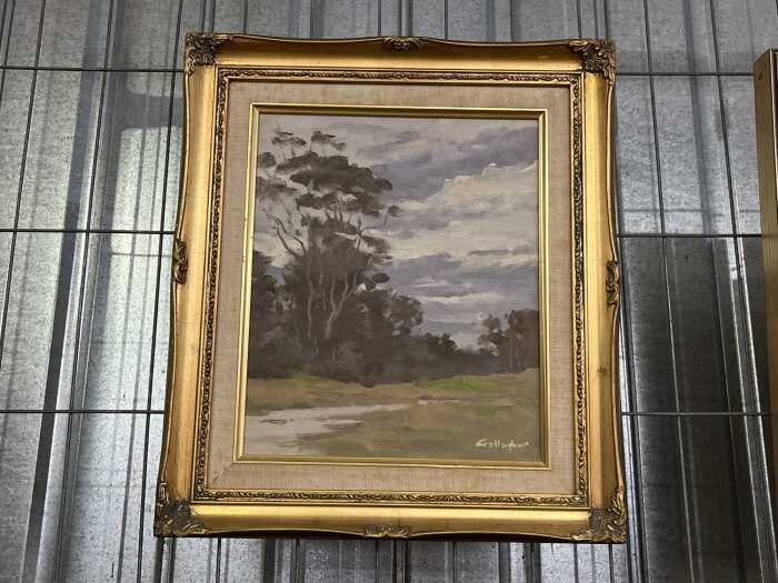Br. Don Gallagher, Near Lake Coila. Oil painting on board