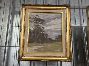 Br. Don Gallagher, Near Lake Coila. Oil painting on board