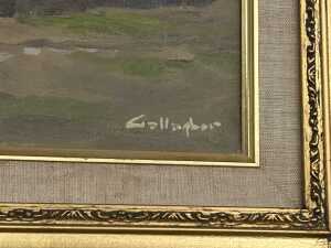 Br. Don Gallagher, Near Lake Coila. Oil painting on board - 3