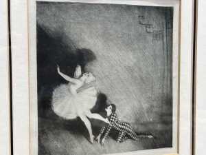 After Norman Lindsay, Columbine for Hugh McCrae's 'Satyrs and Sunlight'. Rotogravure print on paper - 2