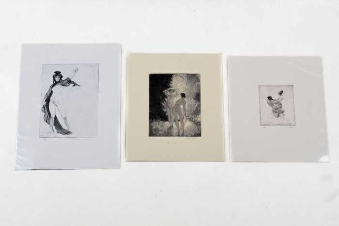 Three Norman Lindsay limited edition facsimiles