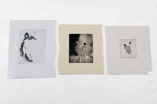 Three Norman Lindsay limited edition facsimiles
