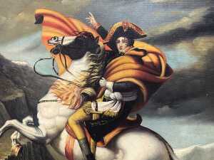 V. Corsini after Jacques-Louis David's Napoleon Crossing the Alps. Reproduction painting on canvas - 2