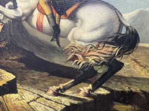 V. Corsini after Jacques-Louis David's Napoleon Crossing the Alps. Reproduction painting on canvas - 3
