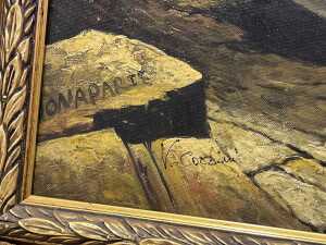 V. Corsini after Jacques-Louis David's Napoleon Crossing the Alps. Reproduction painting on canvas - 4