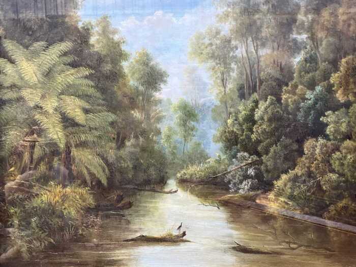 S. Pearce Fuller (British), Barrum Barrum, Apollo Bay. Nineteenth-century oil painting on board