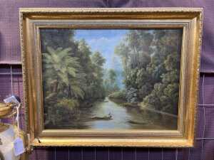 S. Pearce Fuller (British), Barrum Barrum, Apollo Bay. Nineteenth-century oil painting on board - 2