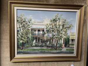 Keith Martin, Fortrose Terrace Albert Park, 1986. Oil painting on board - 2