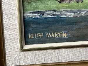 Keith Martin, Fortrose Terrace Albert Park, 1986. Oil painting on board - 3