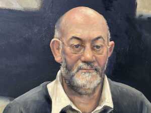 Peter Churcher (1964-), Portrait of Rick Amor, 2004. Oil painting on linen - 2