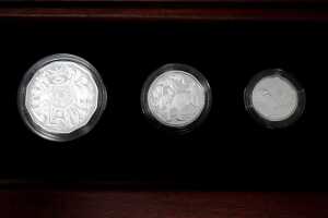 Australian 2013 silver proof coin set, 61.62g - 2