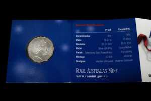 Australia Day 2010 50c 2-coin set, silver 31.51g - 5