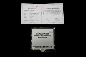Seven Wonders of the World, Angkor Wat Cambodia silver and gold proof coins - 6