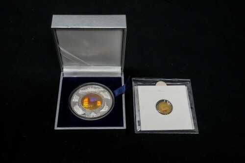 Seven Wonders of the World, Colloseum Italy silver and gold proof coins