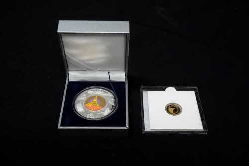 Seven Wonders of the World, Shwedagon Pagoda Myanmar silver and gold proof coins