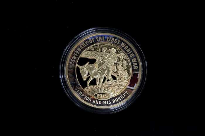Centenary of the First World War, Niue 2015 gold proof coin, 1oz.