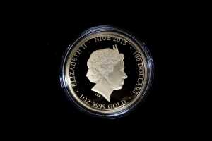 Centenary of the First World War, Niue 2015 gold proof coin, 1oz. - 2