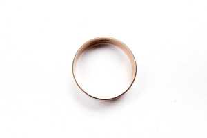 An antique wedding band in 15 carat yellow gold - 3