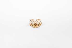 A pair of yellow sapphire and diamond earrings in 9 carat yellow gold - 4