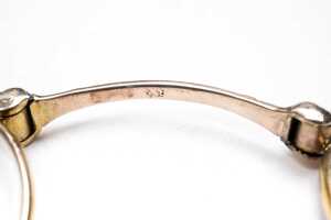 A pair of antique lorgnettes in 9 carat yellow gold - 4