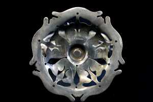 Art Nouveau sterling silver vase, weight 180g - 4