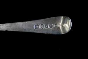 Six Georgian English sterling silver spoons, 1801/1802, weight 195g - 4