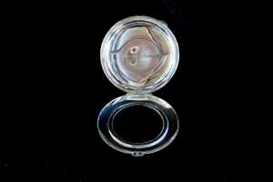 Art Deco English sterling silver compact - 2