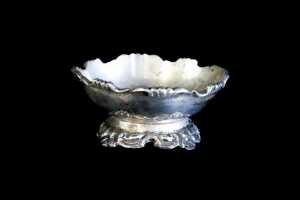 Silver footed bowl, weight 86g - 2