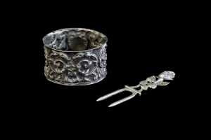 Sterling and 800 silver pieces
