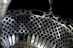 Antique English sterling silver pierced basket, weight 73g - 3