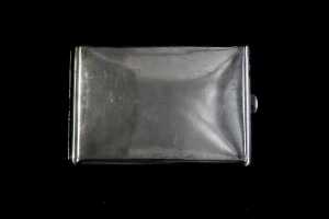 Canadian sterling silver cigarette case, weight 155g - 2
