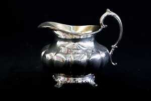 Victorian James Dixon and Sons silver plated three piece coffee service - 4