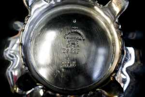 Victorian James Dixon and Sons silver plated three piece coffee service - 5