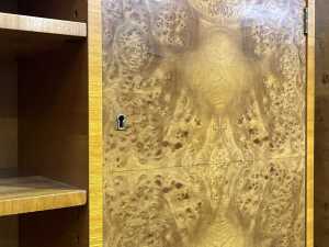Scandinavian Art Deco maple and burr elm bookshelf - 4