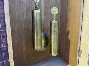 Art Deco cerused oak longcase clock - 5