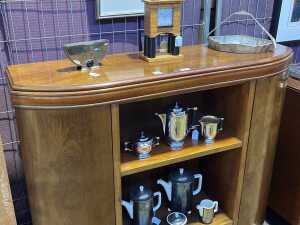 Art Deco mahogany cabinet - 2