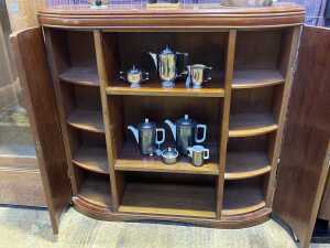 Art Deco mahogany cabinet - 3