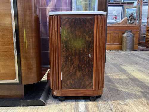 Art Deco mahogany cabinet or bedside