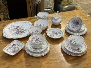 Royal Albert 'Nosegay' tea setting for six
