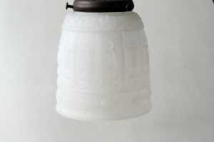 Victorian cast brass table lamp - 3