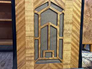 Art Deco Essanay console valve radio, mid 1930s - 3