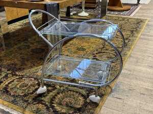 Art Deco chrome trolley