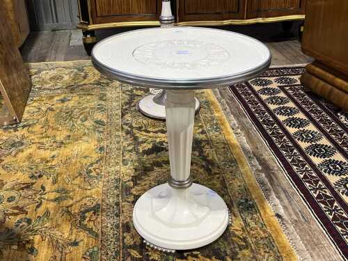 Art Deco cream bakelite occasional table